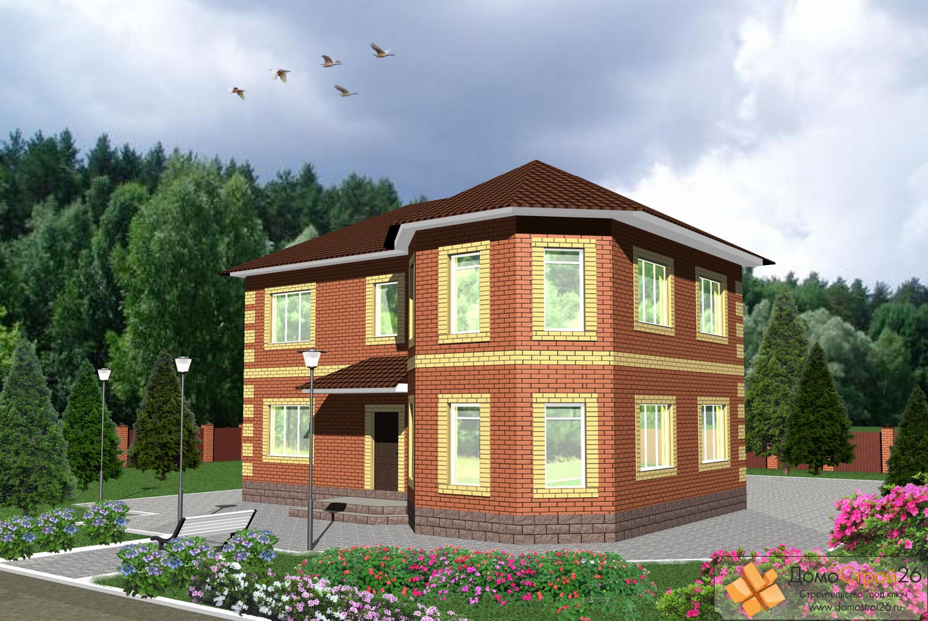Проект кирпичного дома Добрыня - 1